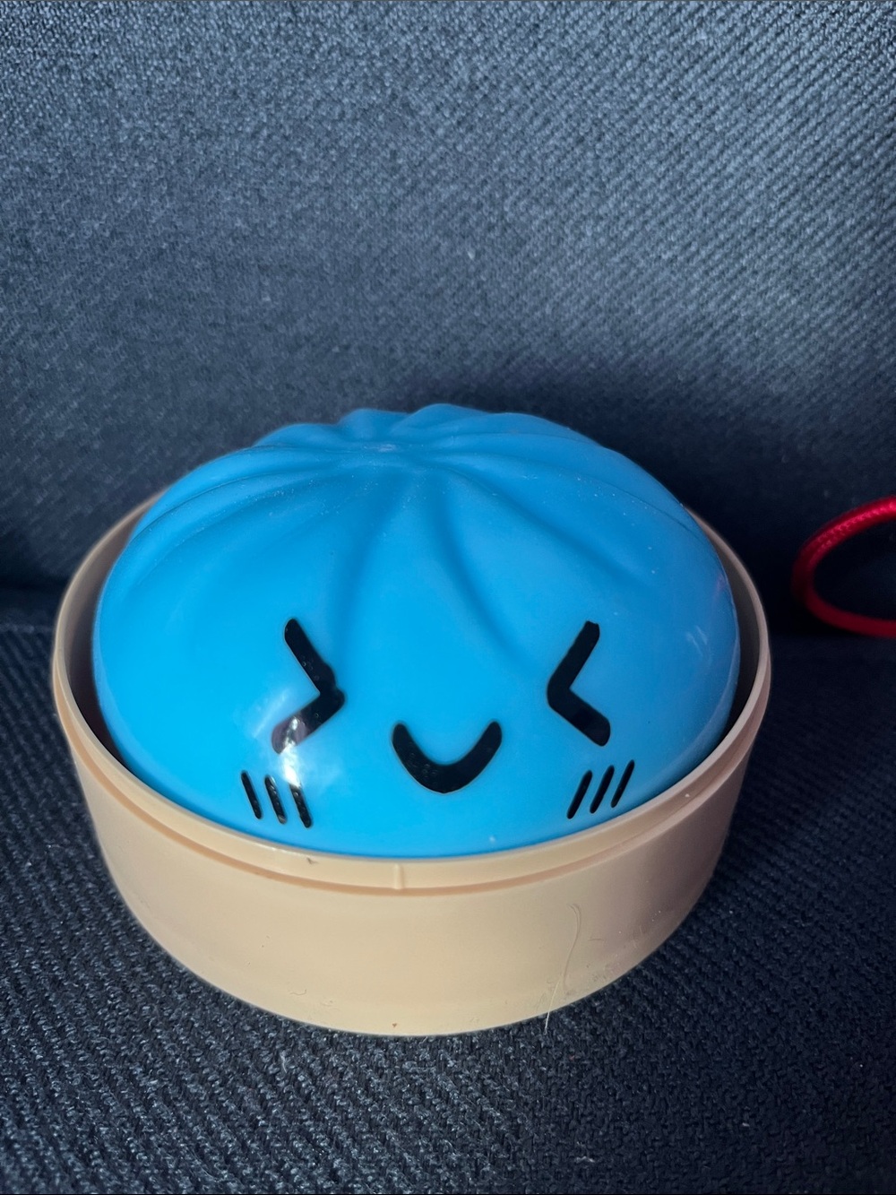 Cute Blue Smiling Bath Toy for Kids